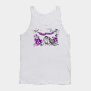 Frog and Fireflies Valentine Tank Top